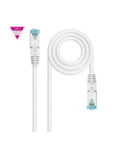Nanocable Cable de Red Cat.7 600MHZ LSZH SFTP PIMF AWG26, Blanco, 25 cm