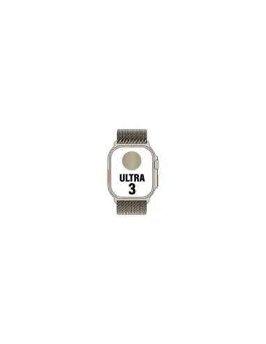 Apple Watch Ultra 3/ GPS/ Cellular/ 49mm/ Caja de Titanio Natural/ Correa Milanese S
