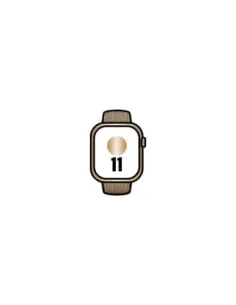 Apple Watch Series 11/ GPS/ Cellular/ 46mm/ Titanio Dorado/ Correa Milanese Dorada Loop S/M