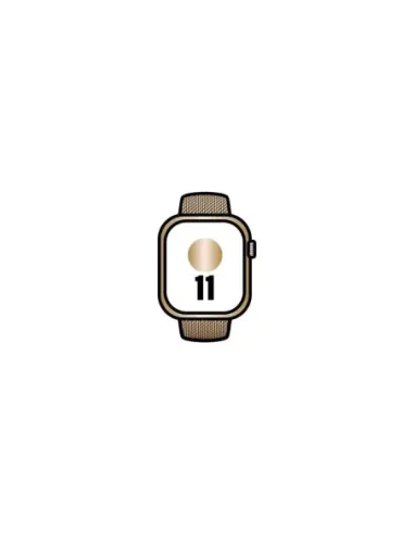 Apple Watch Series 11/ GPS/ Cellular/ 46mm/ Titanio Dorado/ Correa Milanese Dorada Loop S/M