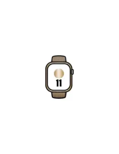 Apple Watch Series 11/ GPS/ Cellular/ 46mm/ Titanio Dorado/ Correa Milanese Dorada Loop M/L
