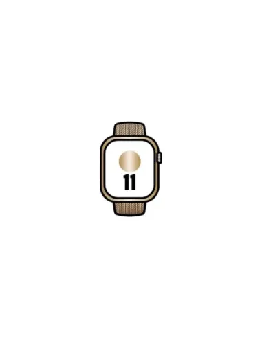 Apple Watch Series 11/ GPS/ Cellular/ 46mm/ Titanio Dorado/ Correa Milanese Dorada Loop M/L