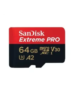 Tarjeta memoria micro secure digital 64gb sandisk extreme pro clase 10 uhs - i u3 + adaptador