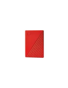 Disco Externo Western Digital My Passport 2TB/ 2.5"/ USB 3.2/ Rojo