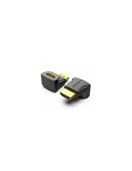 Adaptador HDMI 4K 90º Vention AIOB0-2/ HDMI Macho - HDMI Hembra/ Pack 2 Uds