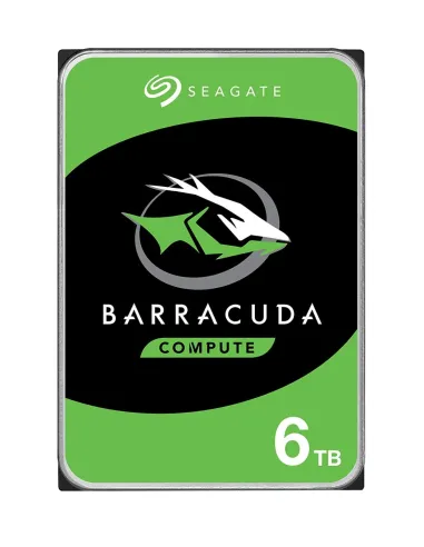 Seagate Barracuda 6TB disco duro interno 5400 RPM 256 MB 3.5" Serial ATA III