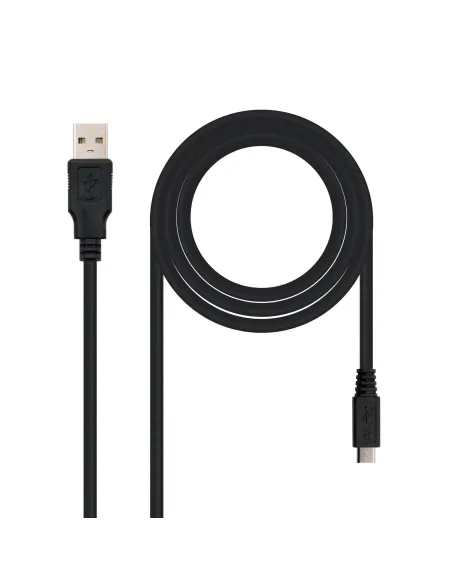 Nanocable 10.01.0503 cable USB USB 2.0 3 m USB A Micro-USB B Negro