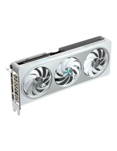 GIGABYTE GeForce RTX 5060 Ti AERO OC 16G Tarjeta Gráfica – 16 GB GDDR7, 128 bits, PCI-E 5.0, 2647MHz Frecuencia del núcleo, 3 x