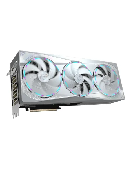 GIGABYTE AORUS GeForce RTX 5080 MASTER ICE 16G Tarjeta Gráfica - 16GB GDDR7, 256 bits, PCI-E 5.0, 2805MHz Core Clock, 3 x DP
