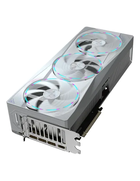 GIGABYTE AORUS GeForce RTX 5080 MASTER ICE 16G Tarjeta Gráfica - 16GB GDDR7, 256 bits, PCI-E 5.0, 2805MHz Core Clock, 3 x DP