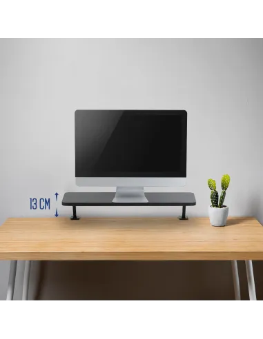 Ewent EW1546 soporte para monitor 86,4 cm (34") Escritorio Negro