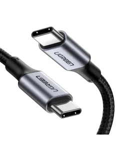Ugreen 70427 cable USB USB 2.0 1 m USB C Negro, Plata