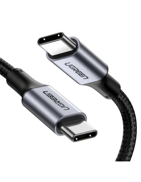 Ugreen 70427 cable USB USB 2.0 1 m USB C Negro, Plata