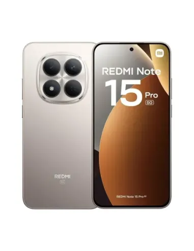 Movil xiaomi redmi note 15 pro 5g 12gb 512gb 6.8 pulgadas titanio