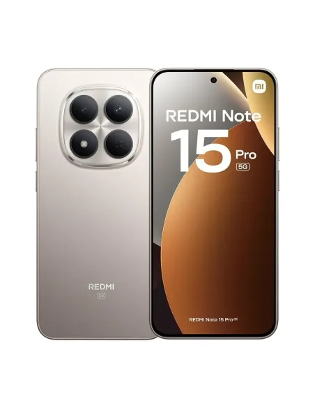 Movil xiaomi redmi note 15 pro 5g 12gb 512gb 6.8 pulgadas titanio