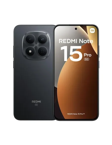 Movil xiaomi redmi note 15 pro 5g 12gb 512gb 6.8 pulgadas negro
