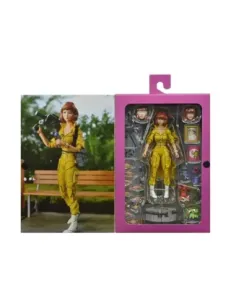 Figura neca teenage mutant ninja turtles mirage comics ultimate april o'neil 17.5cm