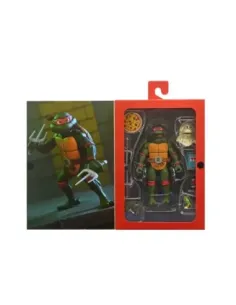 Figura neca teenage mutant ninja turtles cartoon ultimate raphael vhs scale action 18cm
