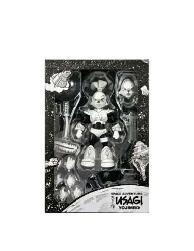 Figura nega usagi yojimbo space usagi yojimbo black & white ver. scale action 18cm