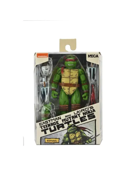 Figura neca teenage mutant ninja turtles mirage comics raphael scale action 18cm