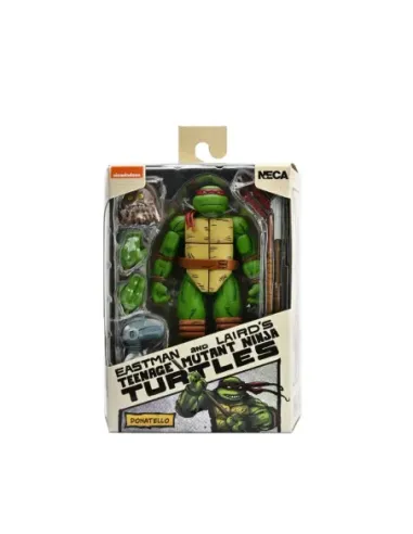 Figura neca teenage mutant ninja turtles mirage comics donatello scale action 18cm