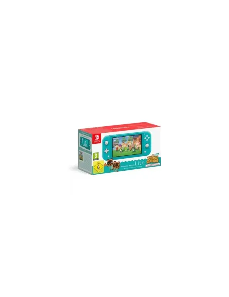 Nintendo Switch Lite Azul Turquesa + Juego Nintendo Animal Crossing New Horizons