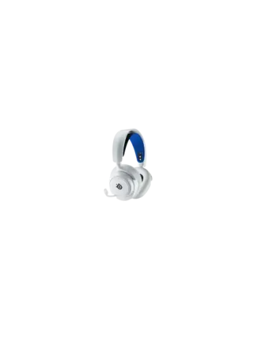 Steelseries ARCTIS NOVA 7P WHITE Auriculares Inalámbrico Diadema Juego Bluetooth Azul, Blanco