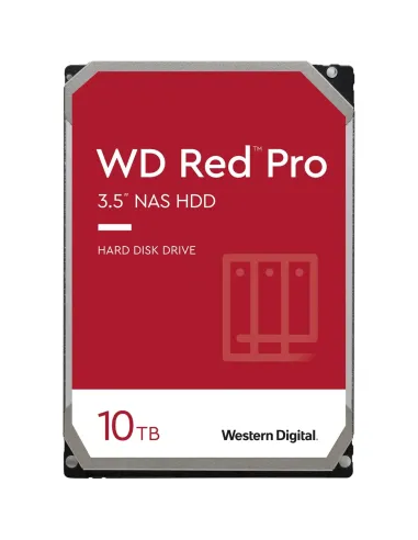 Disco duro interno hdd wd western digital nas red pro wd102kfbx 10tb 3.5pulgadas sata 3 7200rpm 256mb