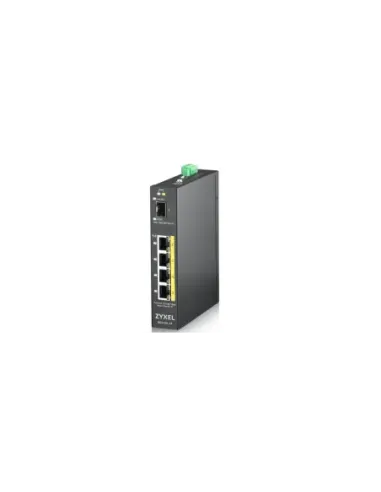 Zyxel RGS100-5P No administrado L2 Gigabit Ethernet (10/100/1000) Energía sobre Ethernet (PoE) Negro