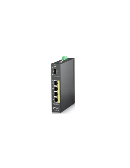 Zyxel RGS100-5P No administrado L2 Gigabit Ethernet (10/100/1000) Energía sobre Ethernet (PoE) Negro