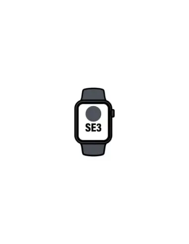 Apple Watch SE3/ GPS/ Cellular/ 44mm/ Caja de Aluminio Medianoche/ Correa Deportiva Medianoche M/L