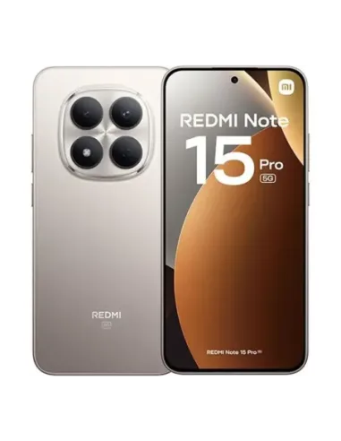 Movil xiaomi redmi note 15 pro 5g 8gb 256gb 6.8 pulgadas titanio