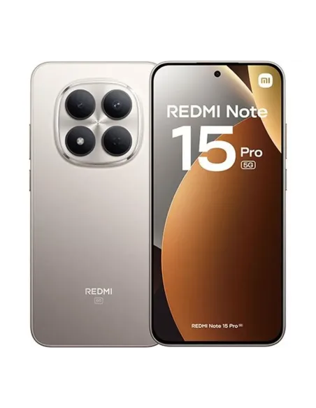 Movil xiaomi redmi note 15 pro 5g 8gb 256gb 6.8 pulgadas titanio