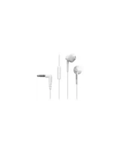 Auriculares Intrauditivos Panasonic RP-TCM55/ con Micrófono/ Jack 3.5/ Blancos