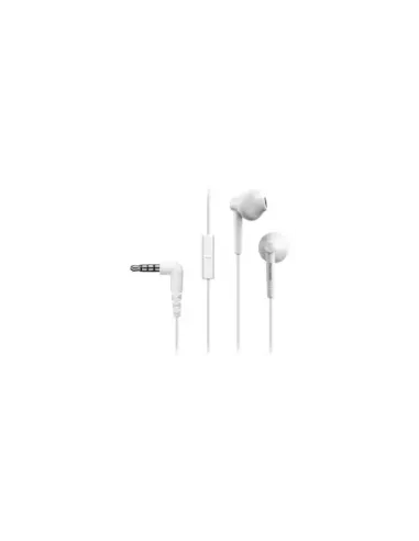 Auriculares Intrauditivos Panasonic RP-TCM55/ con Micrófono/ Jack 3.5/ Blancos