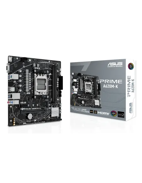 ASUS PRIME A620M-K AMD A620 Zócalo AM5 micro ATX