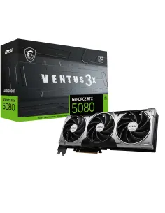 MSI VENTUS GeForce RTX5080 16G 3X OC NVIDIA GeForce RTX 5080 16 GB GDDR7