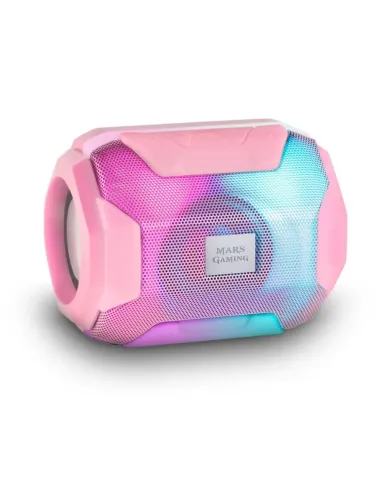 Mars Gaming MSBAXP, Altavoz Bluetooth 5.0 Compacto Rosa