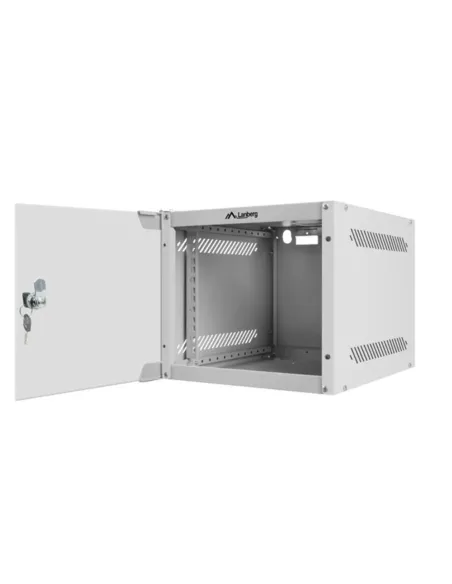 Armario lanberg mural rack 10pulgadas 4u -  280x310 silver Armario lanberg mural rack 10pulgadas 4u -  280x310 silver