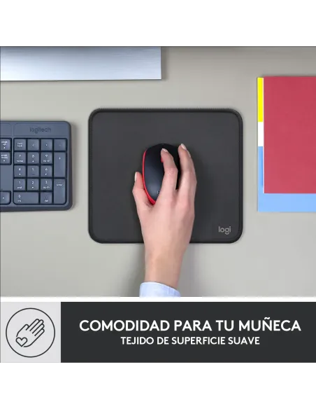 Logitech 956-000049 alfombrilla para ratón Grafito