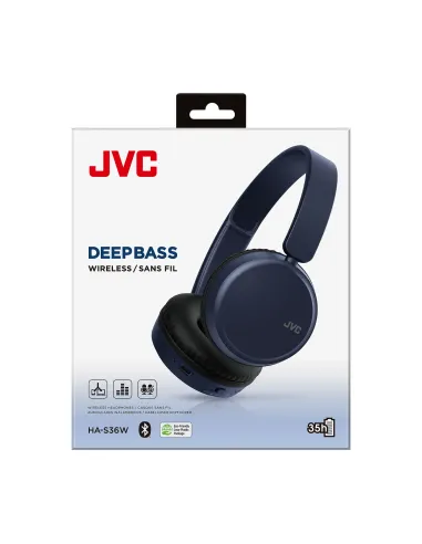 JVC HA-S36W Auriculares Inalámbrico Diadema Llamadas Música Bluetooth Azul