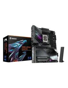 GIGABYTE Placa base Z890 AORUS MASTER - Compatible con CPUs Intel Core Ultra (Serie 2), VRM de 18+1+2 fases, hasta 9500MHz DDR5