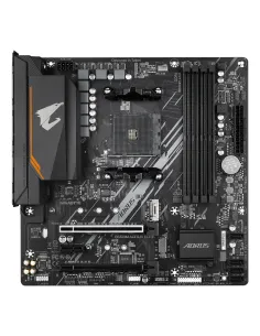 GIGABYTE B550M AORUS ELITE Placa base - Procesadores AMD Ryzen 5000, VRM de 5+3 fases, hasta 4733 MHz DDR4, 1xPCIe 4.0 + 1xPCIe 2