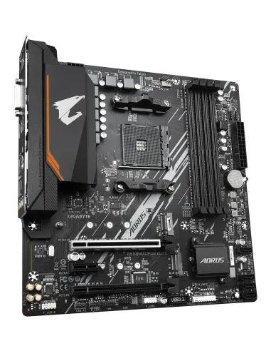 GIGABYTE B550M AORUS ELITE Placa base - Procesadores AMD Ryzen 5000, VRM de 5+3 fases, hasta 4733 MHz DDR4, 1xPCIe 4.0 + 1xPCIe