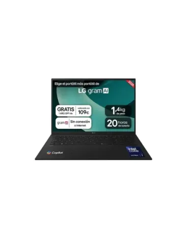 Portatil lg 17zd90t - g.ax88b u7 - 255h -  32gb -  ssd 1tb -  17 pulgadas -  freedos