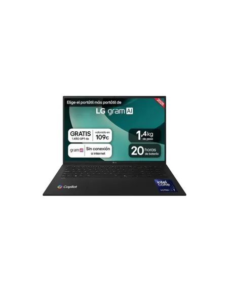 Portatil lg 17zd90t - g.ax88b u7 - 255h -  32gb -  ssd 1tb -  17 pulgadas -  freedos