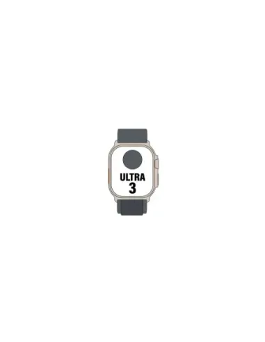 Apple Watch Ultra 3/ GPS/ Cellular/ 49mm/ Caja Titanio Negro/ Correa Loop Alpine Negra S