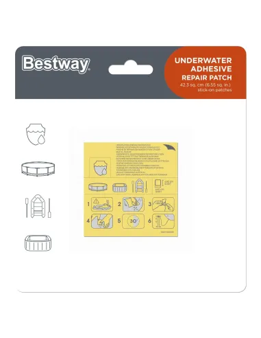 Bestway 62091 kit de reparación hinchable