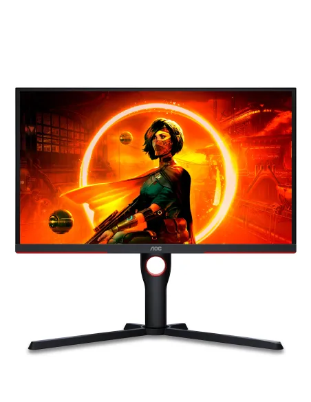 AOC G3 25G3ZM BK pantalla para PC 62,2 cm (24.5") 1920 x 1080 Pixeles Full HD Negro, Rojo