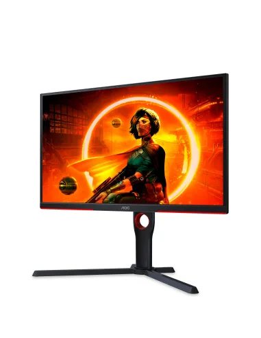 AOC G3 25G3ZM BK pantalla para PC 62,2 cm (24.5") 1920 x 1080 Pixeles Full HD Negro, Rojo